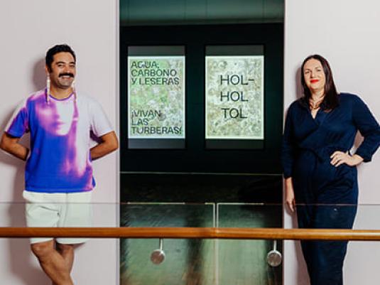 photo of Leuli Eshraghi and Peta Rake