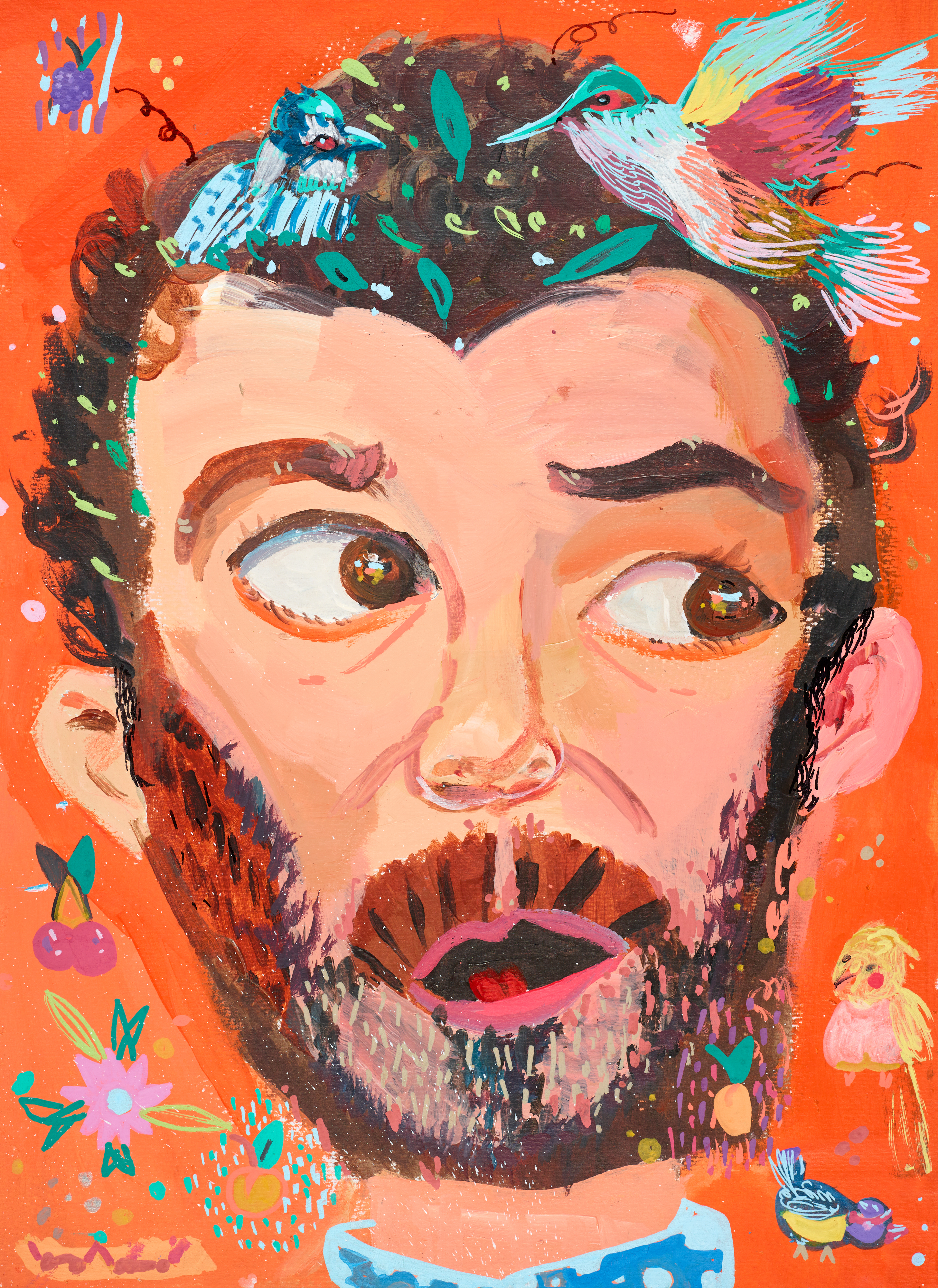 A painting by young artist Shania Cook