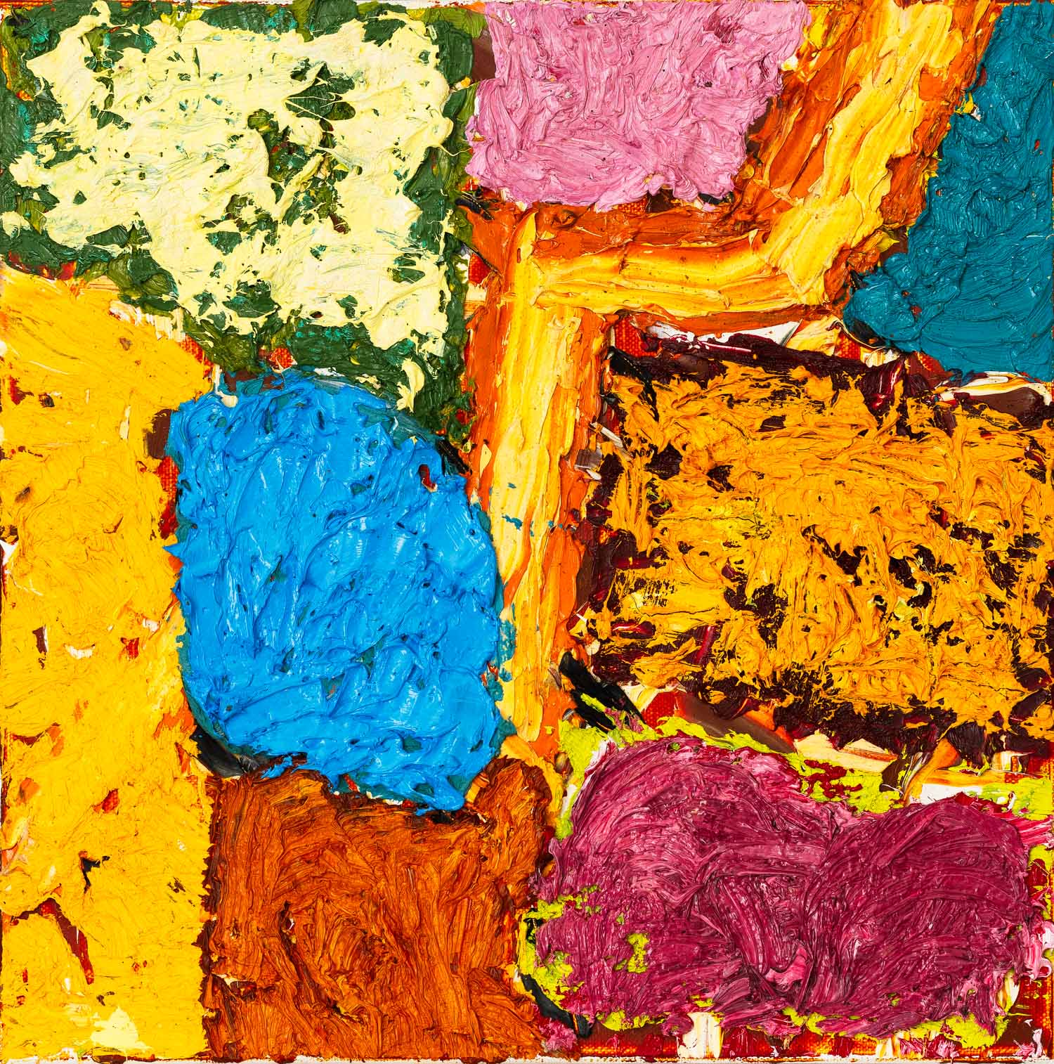 Narmada Smith 'Shut Up and Paint' (detail) 2023, oil on canvas. Courtesy the artist