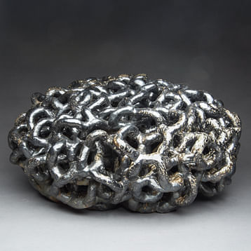 intricate ceramic sculpture 