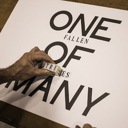 Offset print, from hand drawn original, work