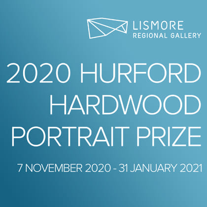 promotional poster for Hurford Portrait Prize 
