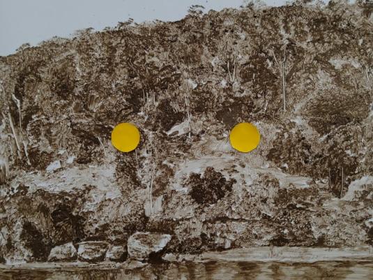 A landscape painting by Matt O'Brien