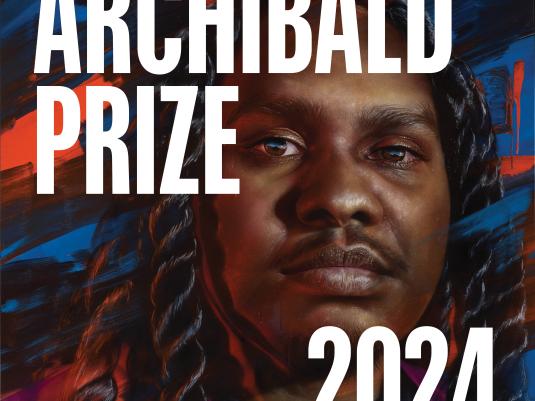 A detail of a painting of Baker Boy