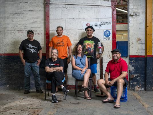 A portrait of the group