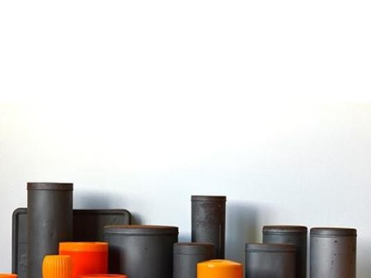 arrangement of domestic kitchen objects