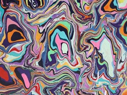 psychedelic abstract pattern