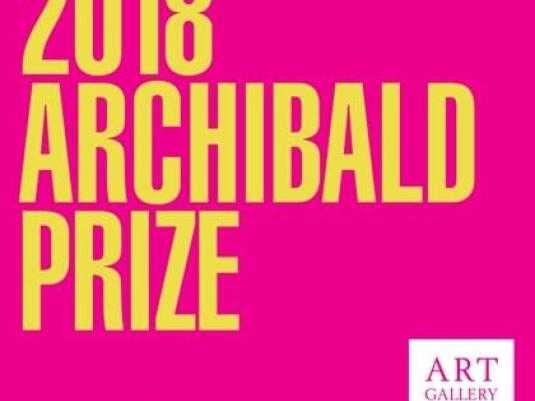 2018 Archibald Prize promotional banner