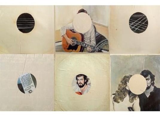 collection of record album covers