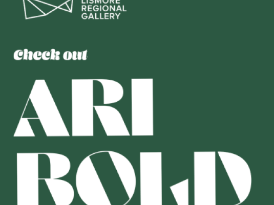 promotional banner for Ari Bold