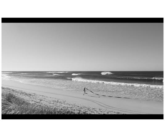 Lottie Consalvo ‘I tried to make a horizon for you’ (video still) 2018, single channel video, silent, duration 00:01:20. Courtesy the artist, Nanda\Hobbs Gallery and Föenander Galleries.